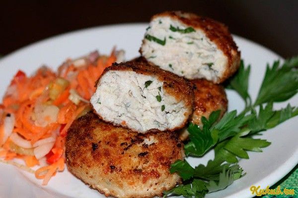 котлетки-минутки, куриной, грудки