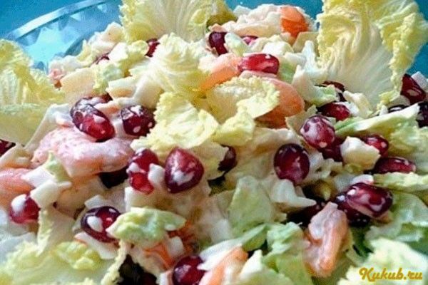 крабовый, салат, капуста