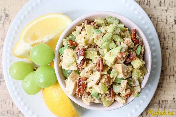 куриный, салат куриный, салат