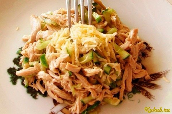куриный, салат куриный, салат