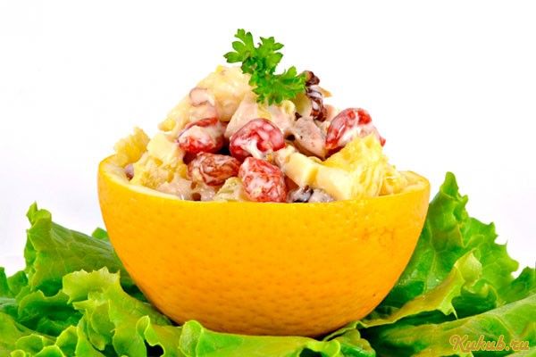 куриный, салат, вишня куриный, салат, вишня