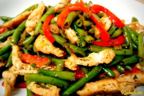 куриный, салат, капуста