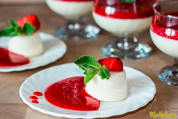 ласковая, ванильная, панна-котта