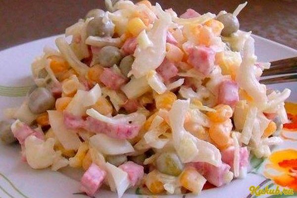 легкий, капустный, салат, капуста