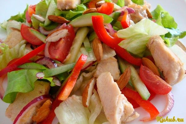 легкий, салат