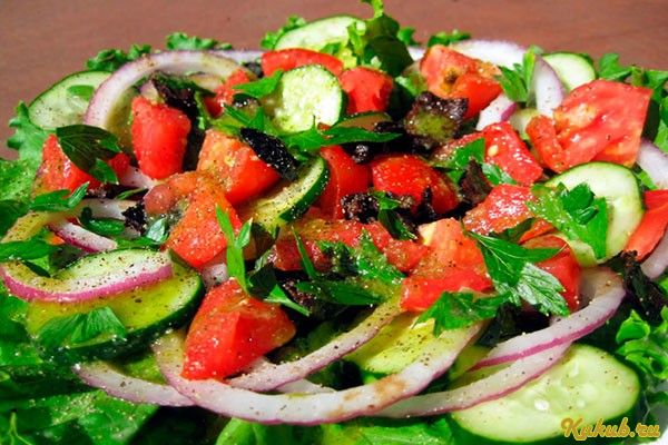 легкий, салат