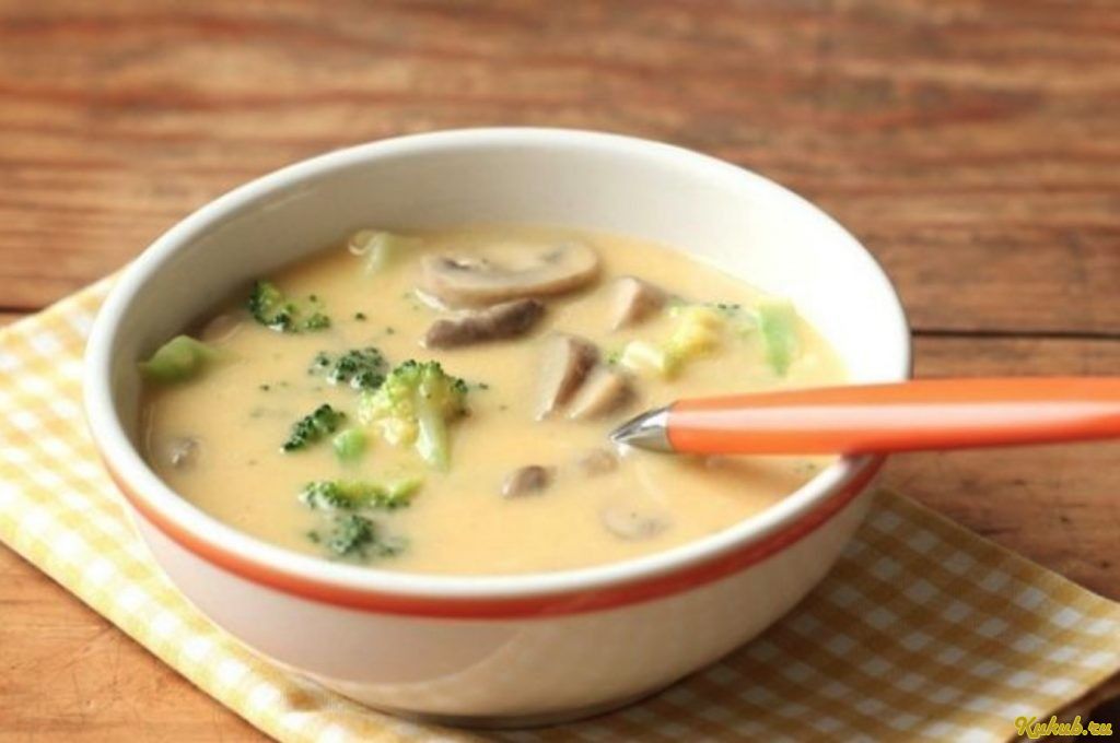 легкий, сырный, брокколи