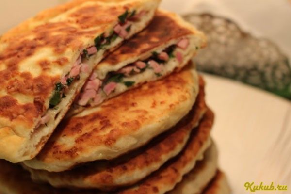 лепешки, кефире