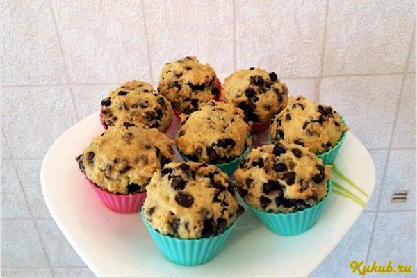 мaффины, капельками, творог