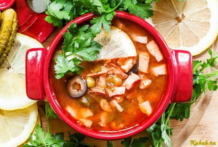 мясная, солянка, копченой мясная, солянка, копченой