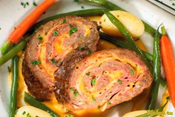 мясной, рулет, кордон, пищевой