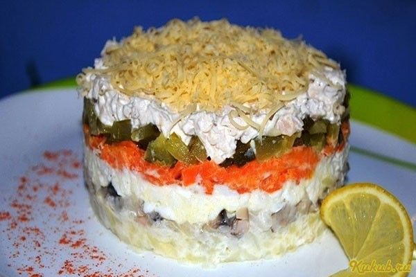 мясной, салат, свинина мясной, салат, свинина