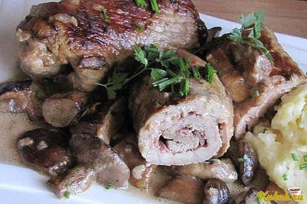 мясные, рулеты, свинина
