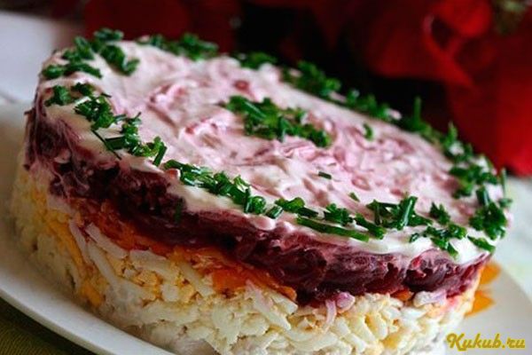 морковно-свекольный, салат