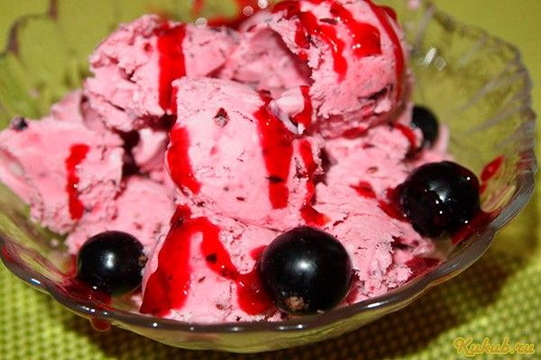 мороженое, сливках