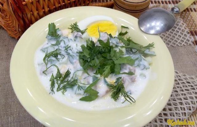 окрошка, мацони