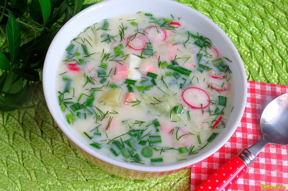 окрошка, минеральной, воде