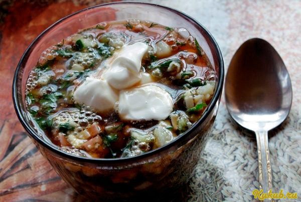 окрошка, колбасой, пиве