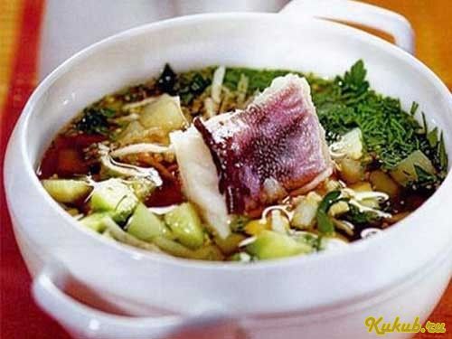 окрошка, рыбой, редькой