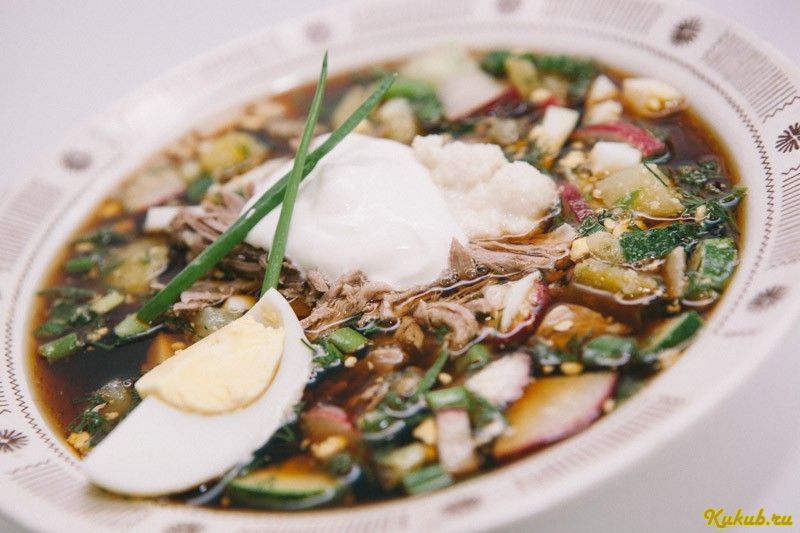 окрошка, сборная, мясная