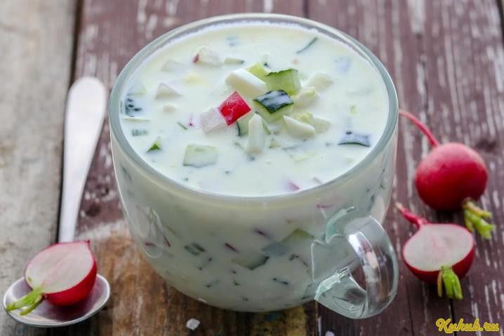 окрошка, вегетарианская