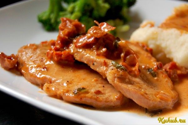 отбивная, свинины, свинина, жир