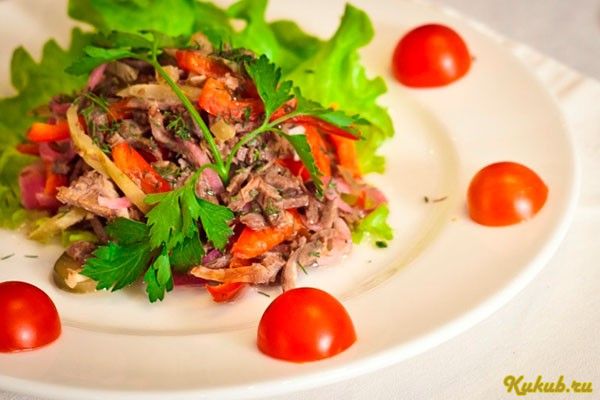 овощной, салат, говядиной овощной, салат, говядиной