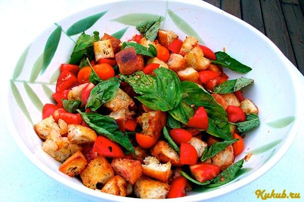 панцанелла, помидорами