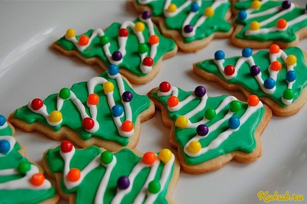 печенье, новогоднее
