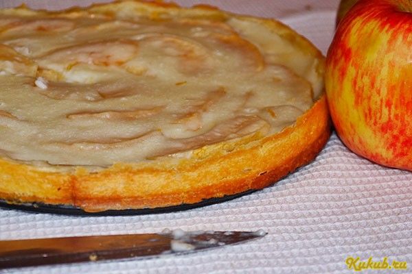 пирог, персиковое, удовольствие