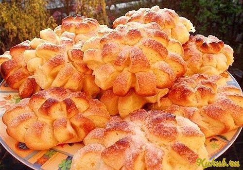 плюшки, хризантема