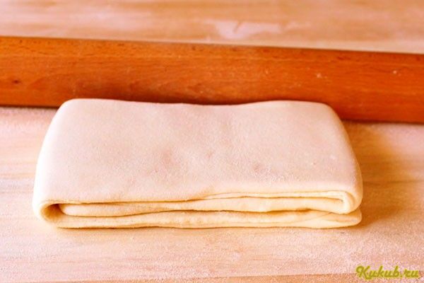 пресное, слоеное, тесто, пищевой