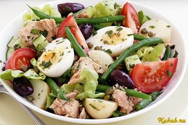 прованский, салат, нисуаз прованский, салат, нисуаз