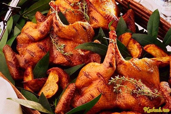 птица, духовке