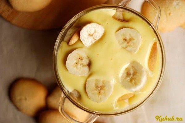 пудинг, банановый, эдем