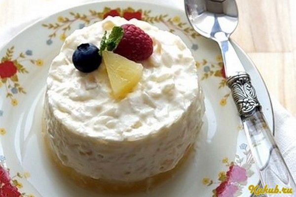 рисовый, пудинг, консервированными