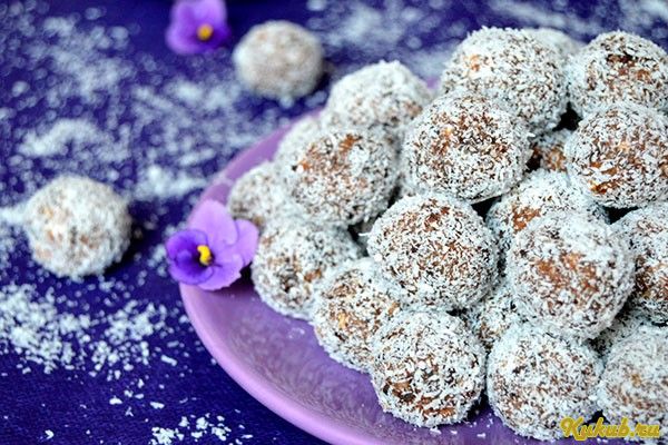 ромовые, шарики, десерт