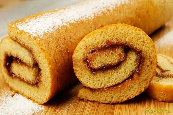 рулет, джемом