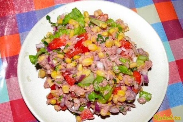 рыбный, салат рыбный, салат