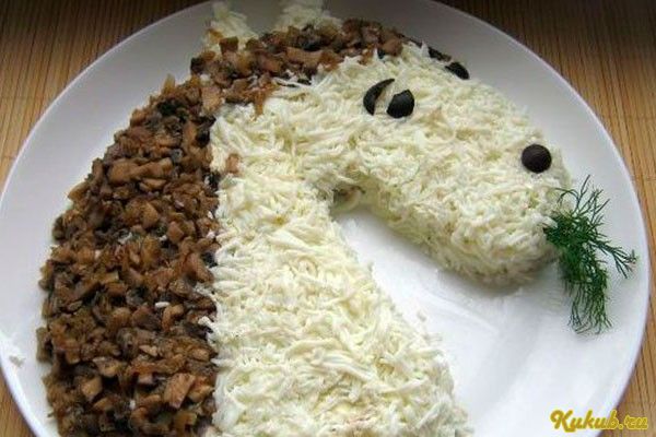 салат, белая салат, белая