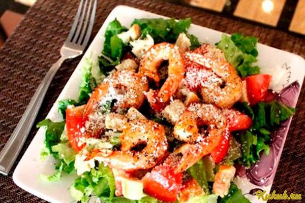 салат, цезарь, маринад