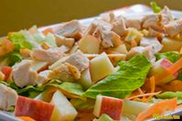 салат, цыпленка салат, цыпленка