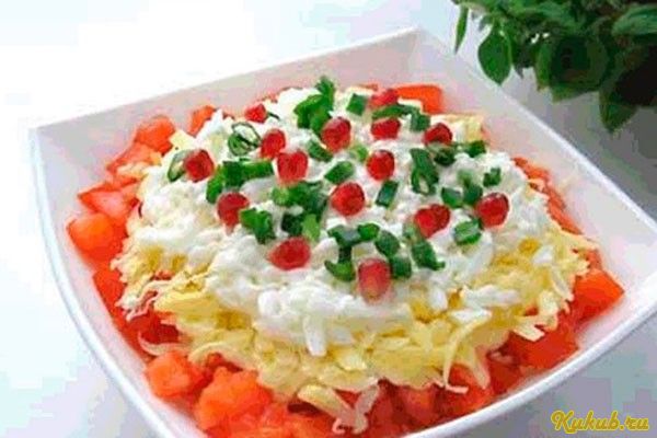 салат, форели