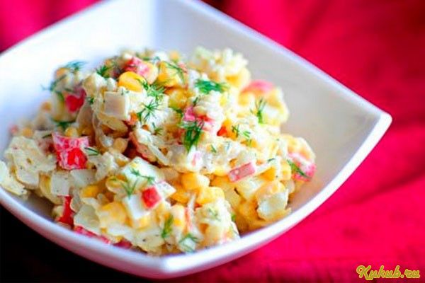 салат, крабовых, капуста салат, крабовых, капуста