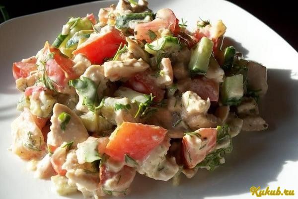 салат, курицы салат, курицы