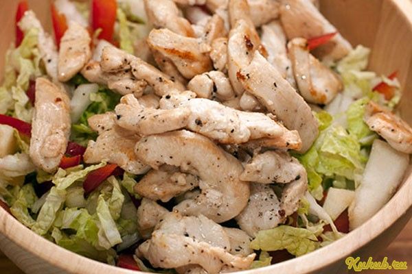 салат, куриной, капуста