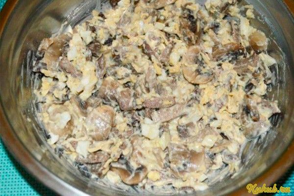 салат, печени, сыром салат, печени, сыром