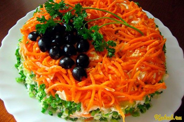 салат, изабелла, копченым