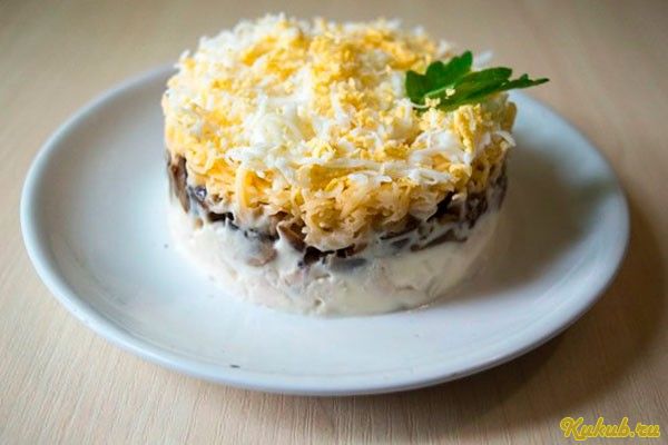 салат, княжеский, курицей салат, княжеский, курицей