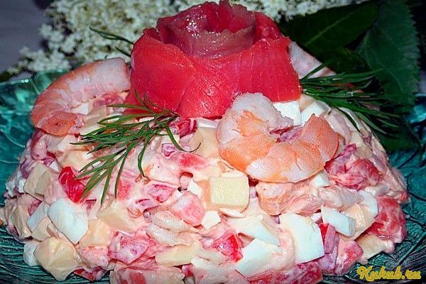 салат, коралл салат, коралл